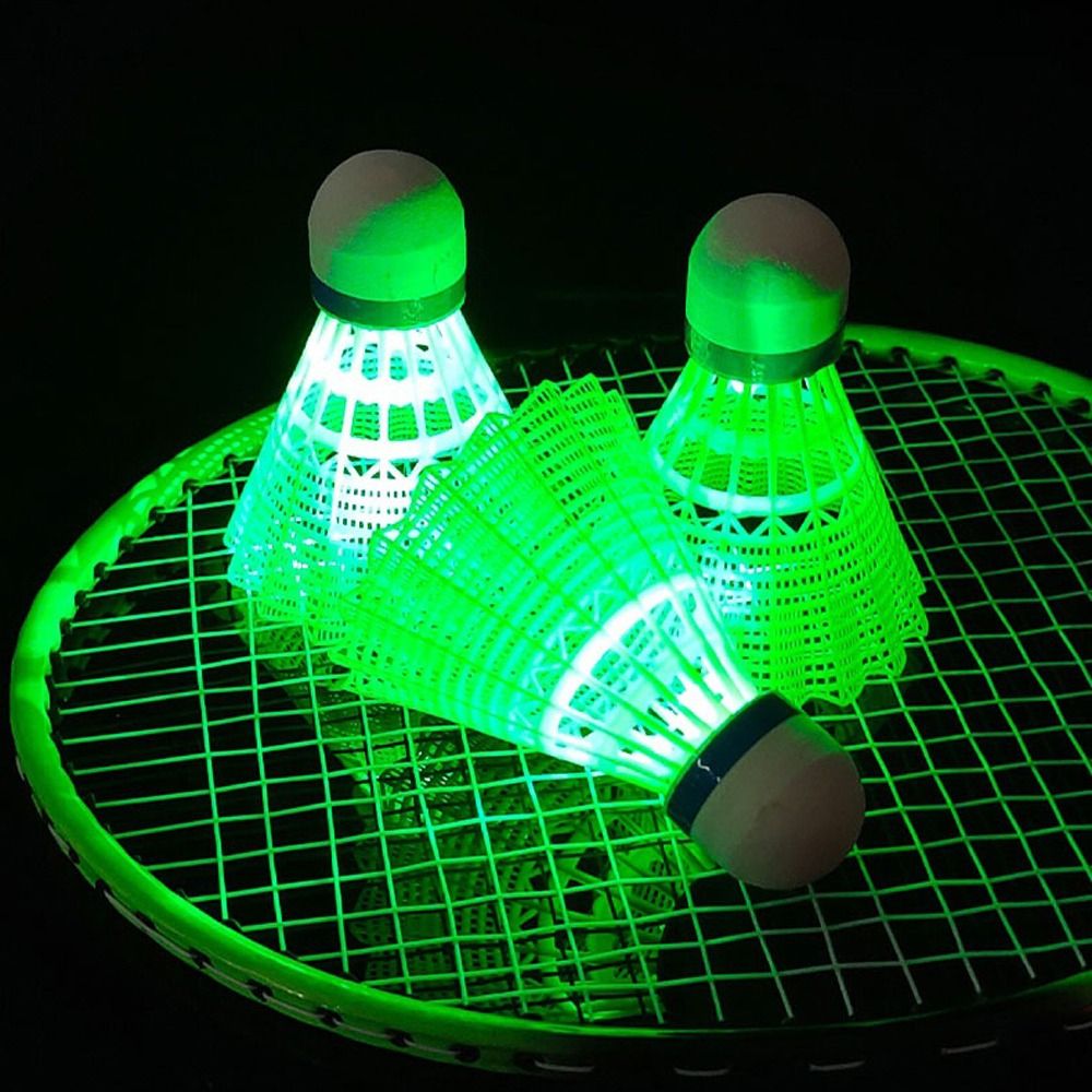 Badminton Event - تضيء LED كرة الريشة متوهجة كرات